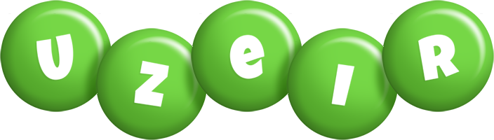 Uzeir candy-green logo