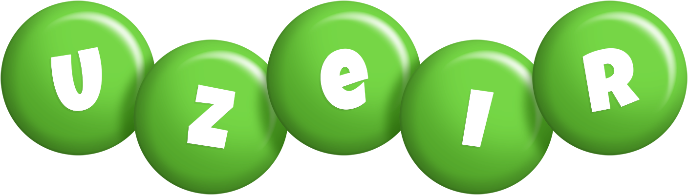 Uzeir candy-green logo