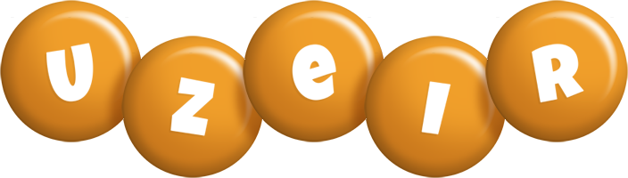 Uzeir candy-orange logo