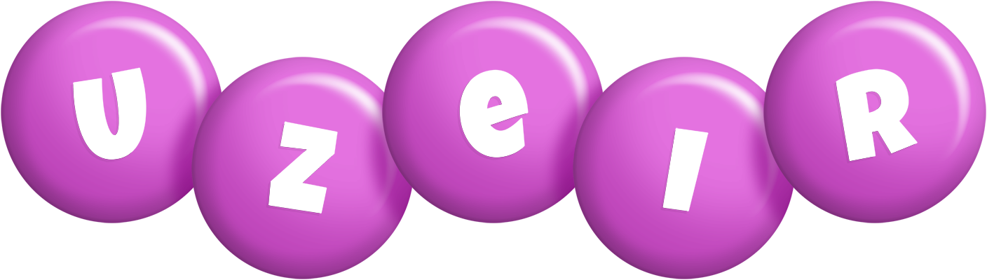 Uzeir candy-purple logo