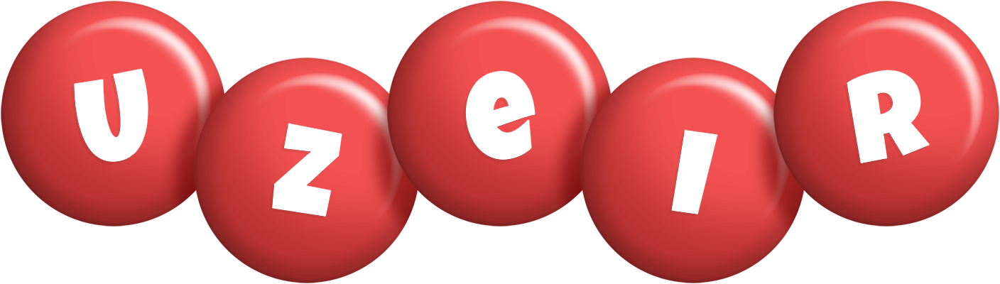 Uzeir candy-red logo
