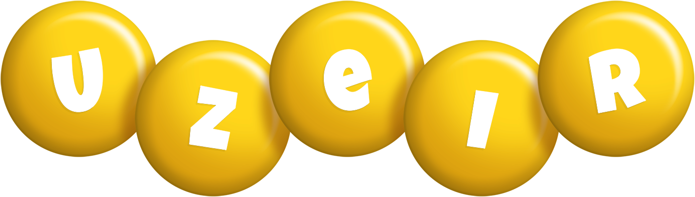 Uzeir candy-yellow logo