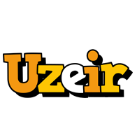 Uzeir cartoon logo