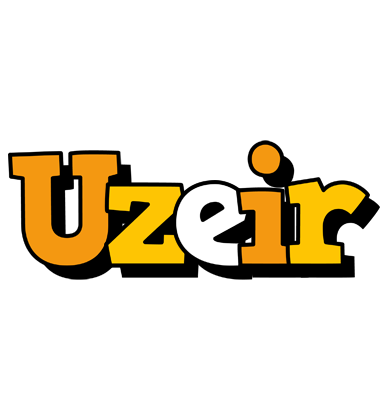 Uzeir cartoon logo