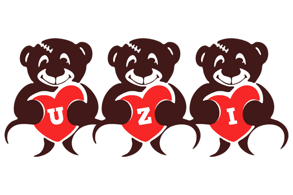Uzi bear logo