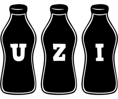 Uzi bottle logo