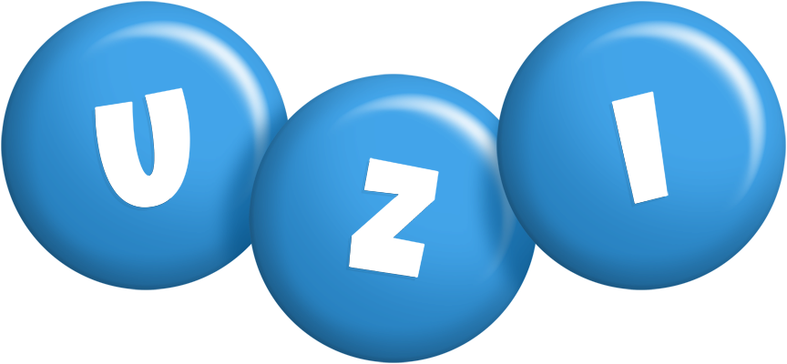 Uzi candy-blue logo