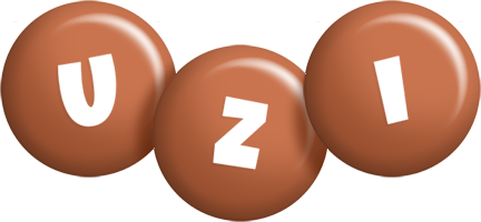 Uzi candy-brown logo