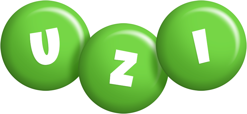 Uzi candy-green logo