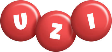 Uzi candy-red logo