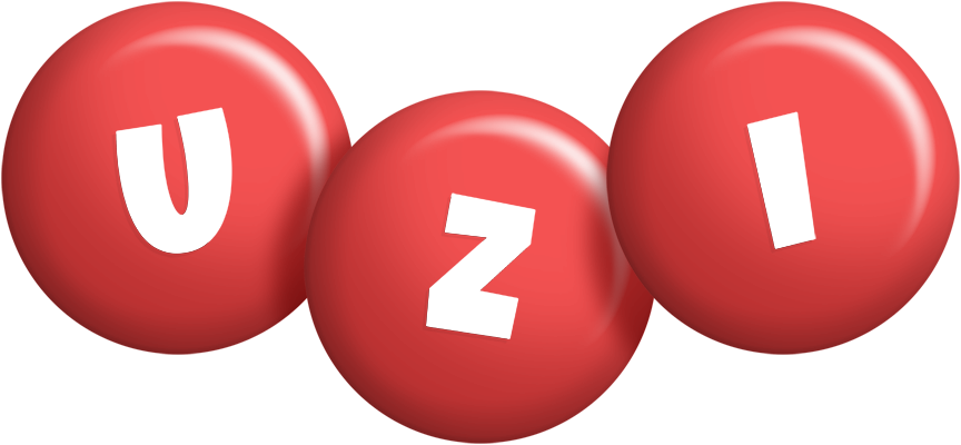 Uzi candy-red logo