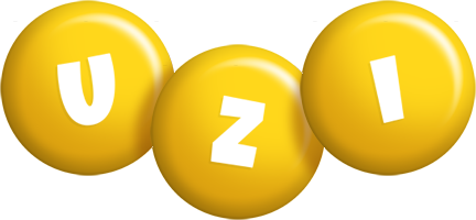 Uzi candy-yellow logo