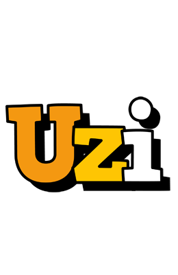 Uzi cartoon logo