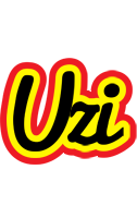 Uzi flaming logo