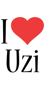Uzi i-love logo