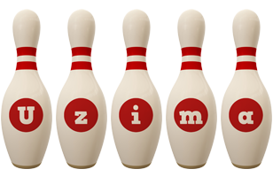 Uzima bowling-pin logo