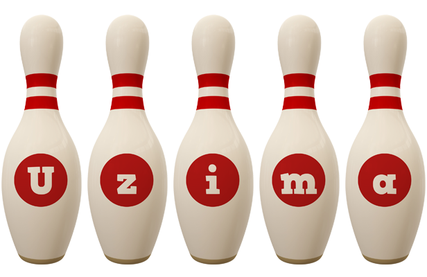 Uzima bowling-pin logo