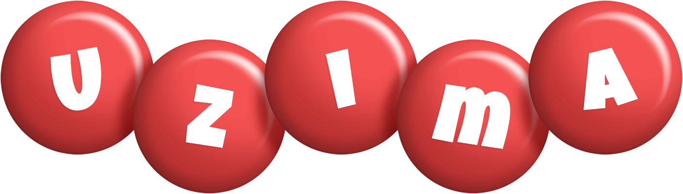Uzima candy-red logo