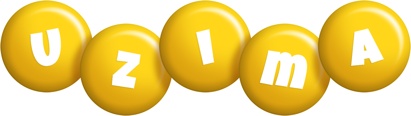 Uzima candy-yellow logo