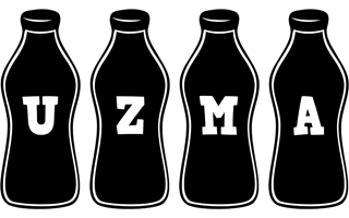 Uzma bottle logo