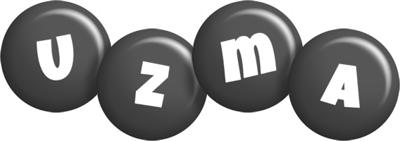 Uzma candy-black logo