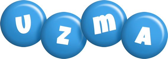 Uzma candy-blue logo