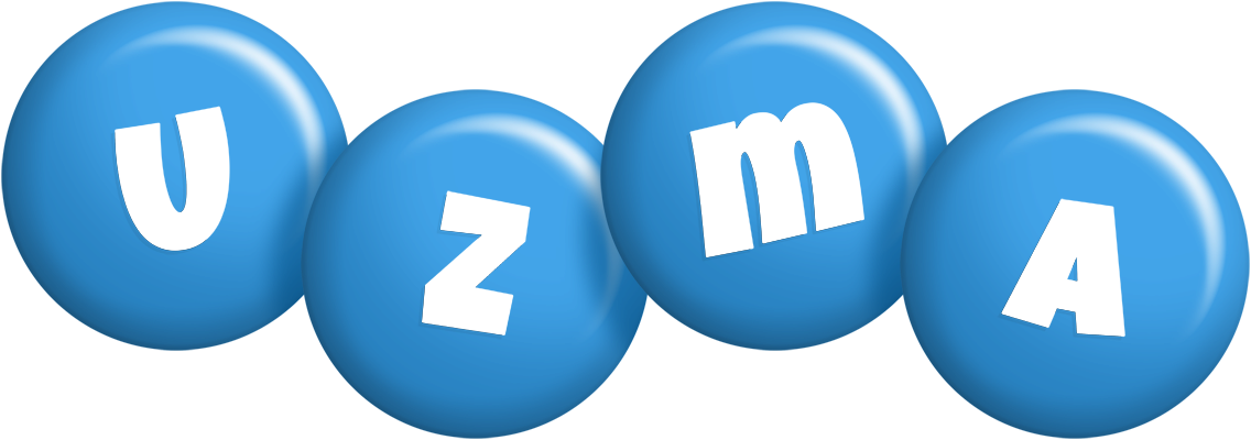 Uzma candy-blue logo