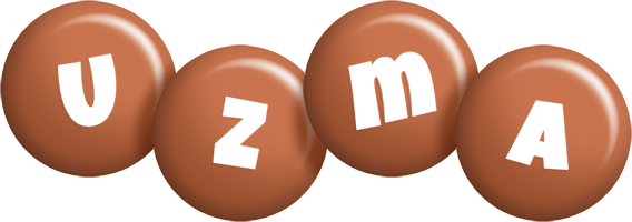 Uzma candy-brown logo