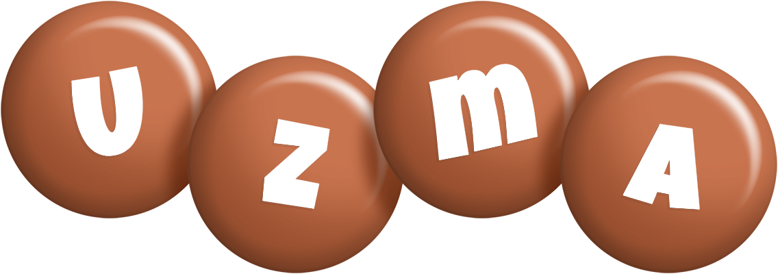 Uzma candy-brown logo