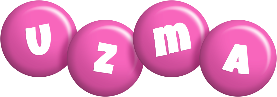 Uzma candy-pink logo