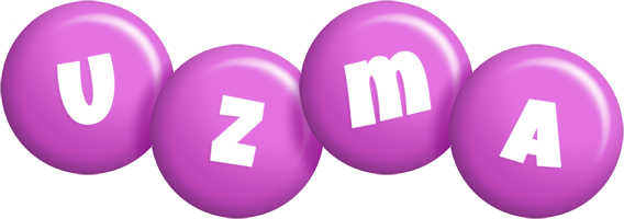 Uzma candy-purple logo