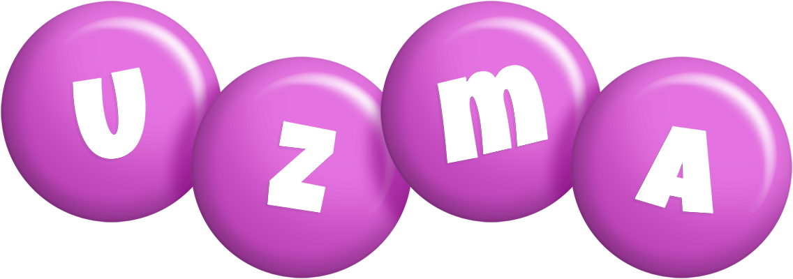 Uzma candy-purple logo