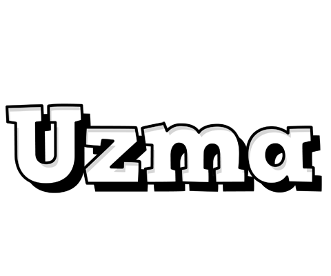 Uzma snowing logo