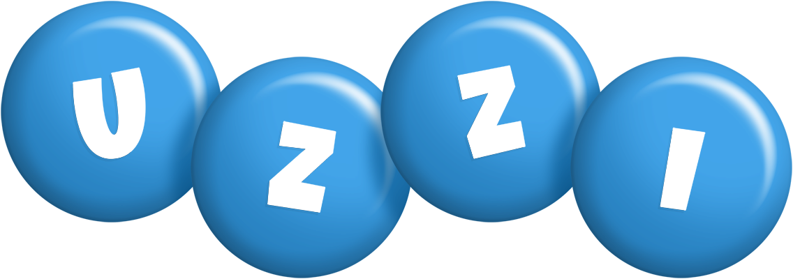 Uzzi candy-blue logo
