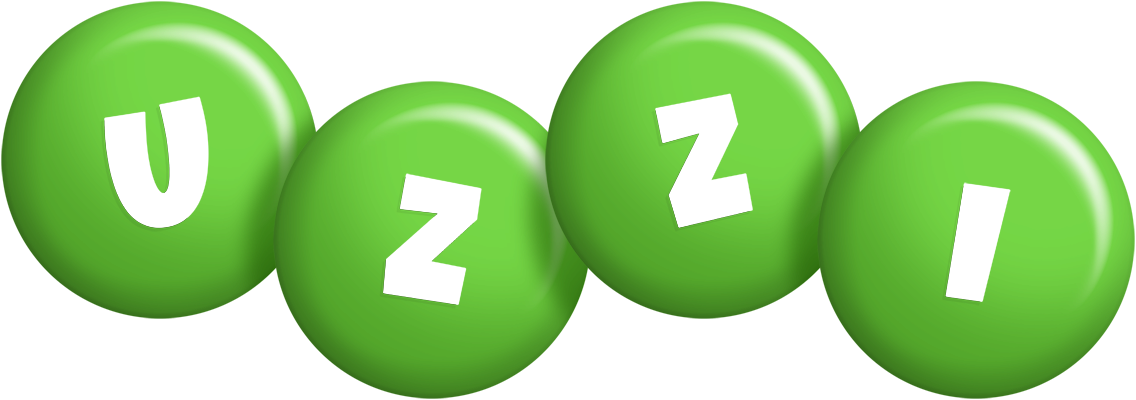 Uzzi candy-green logo