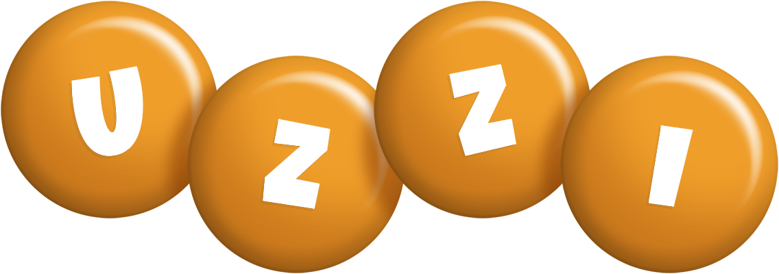Uzzi candy-orange logo