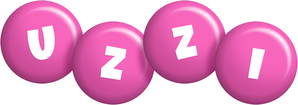 Uzzi candy-pink logo