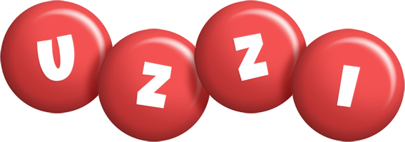 Uzzi candy-red logo