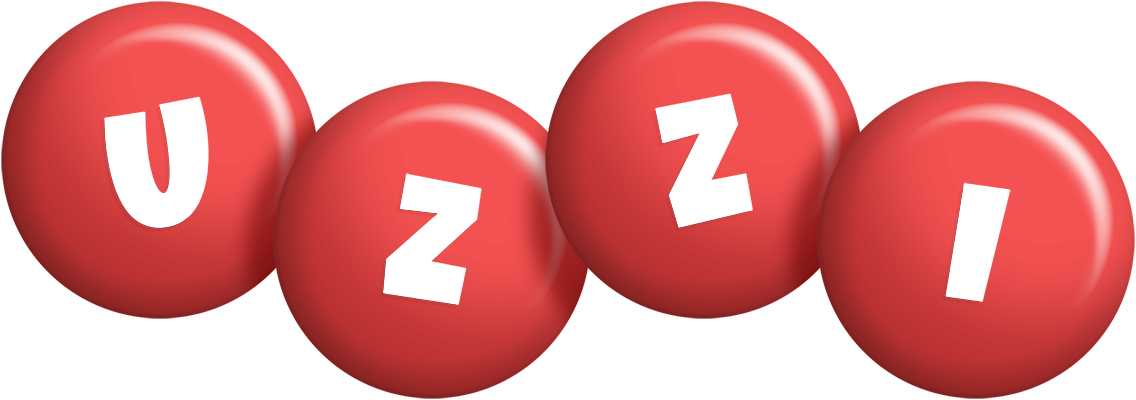 Uzzi candy-red logo