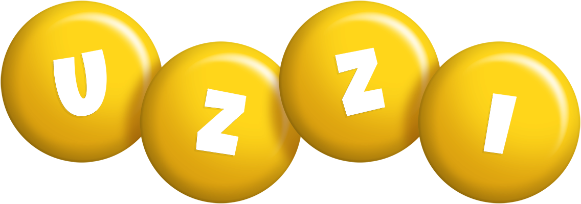 Uzzi candy-yellow logo