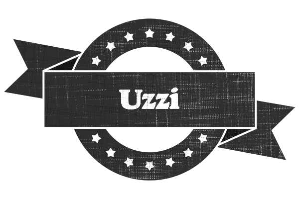 Uzzi grunge logo