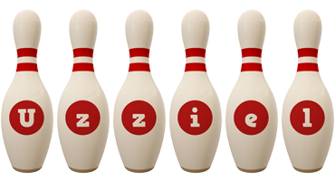 Uzziel bowling-pin logo