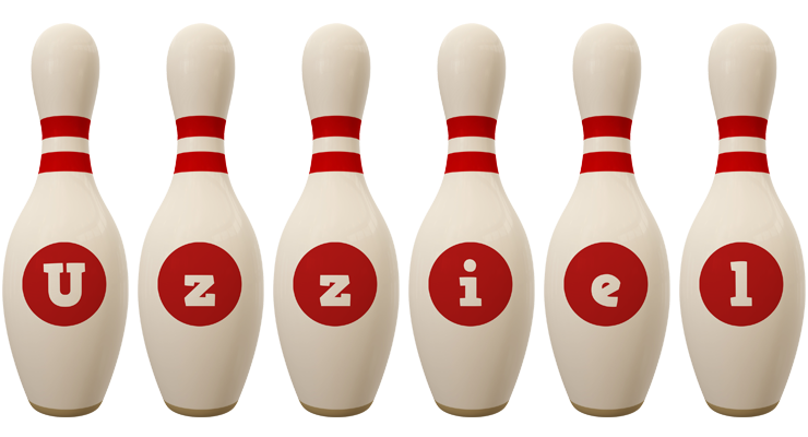 Uzziel bowling-pin logo