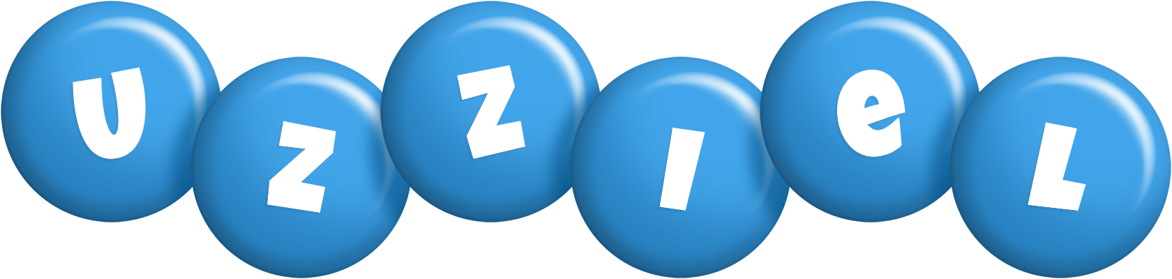 Uzziel candy-blue logo