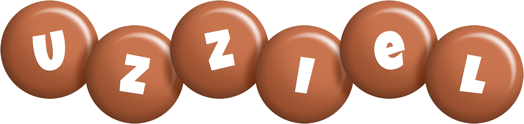 Uzziel candy-brown logo