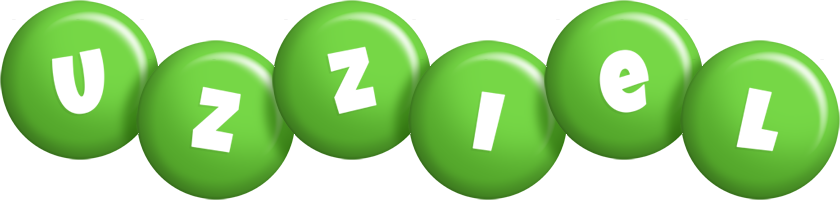 Uzziel candy-green logo