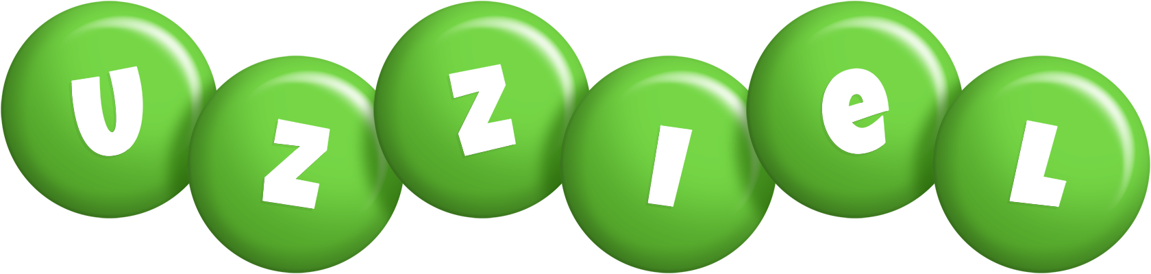 Uzziel candy-green logo