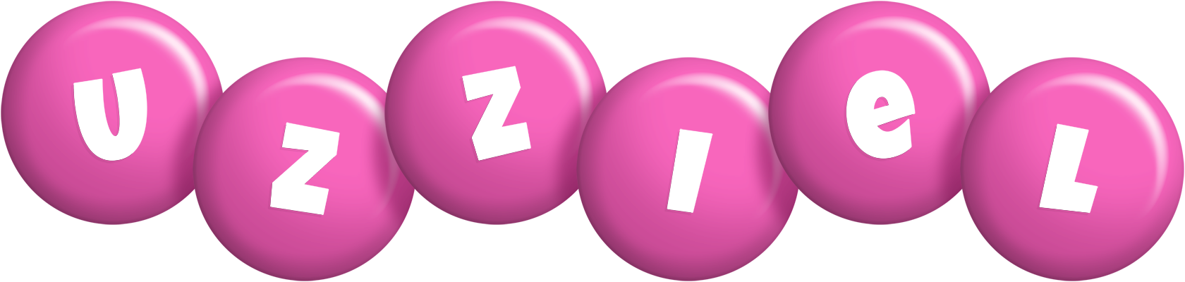 Uzziel candy-pink logo