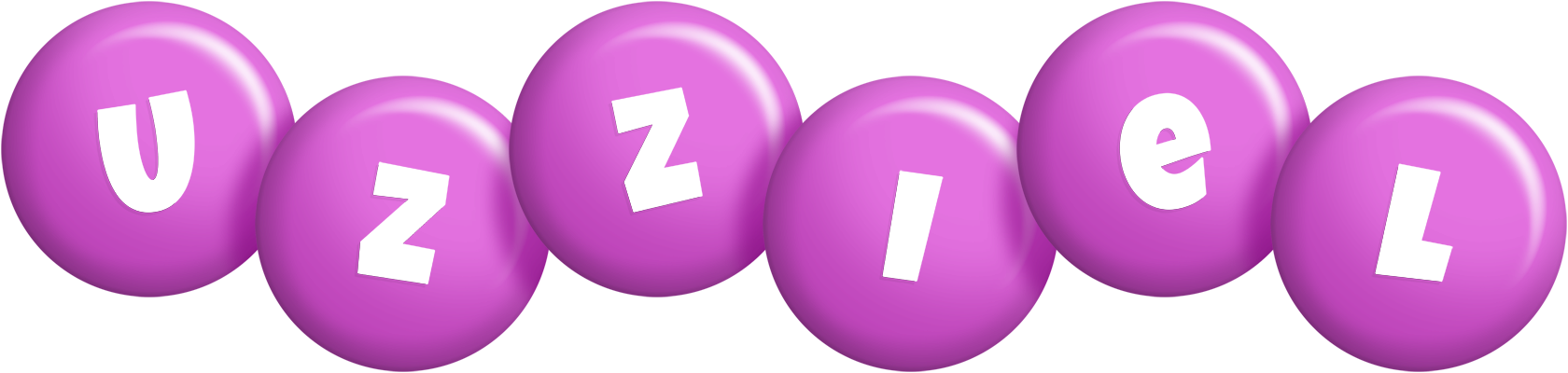 Uzziel candy-purple logo