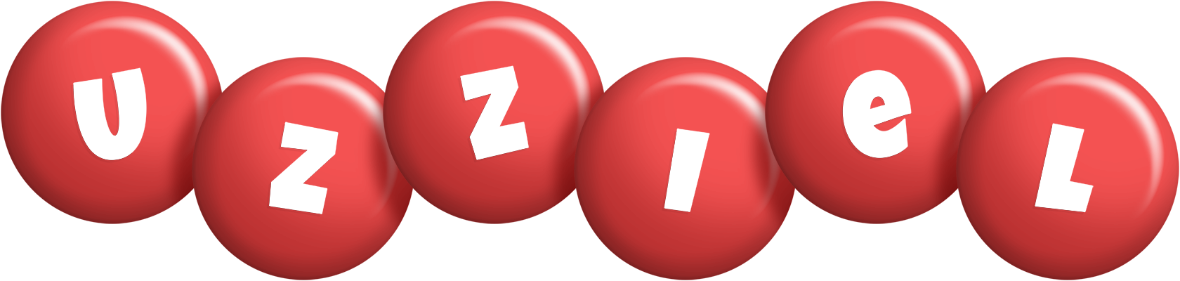 Uzziel candy-red logo